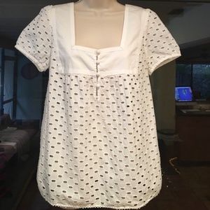 Calvin Klein eyelet top
